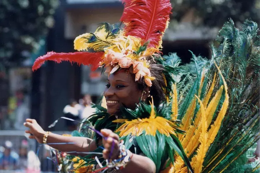 Ballerino nella celebrazione del Carnevale