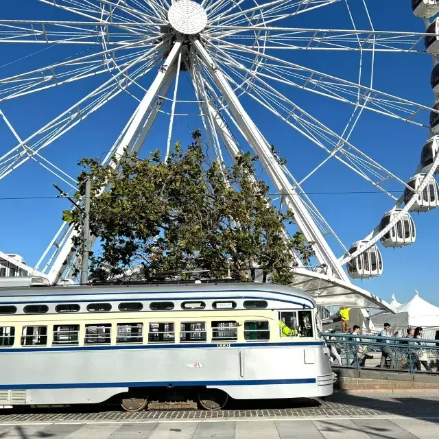 La ruota panoramica SkyStar al Fisherman's Wharf